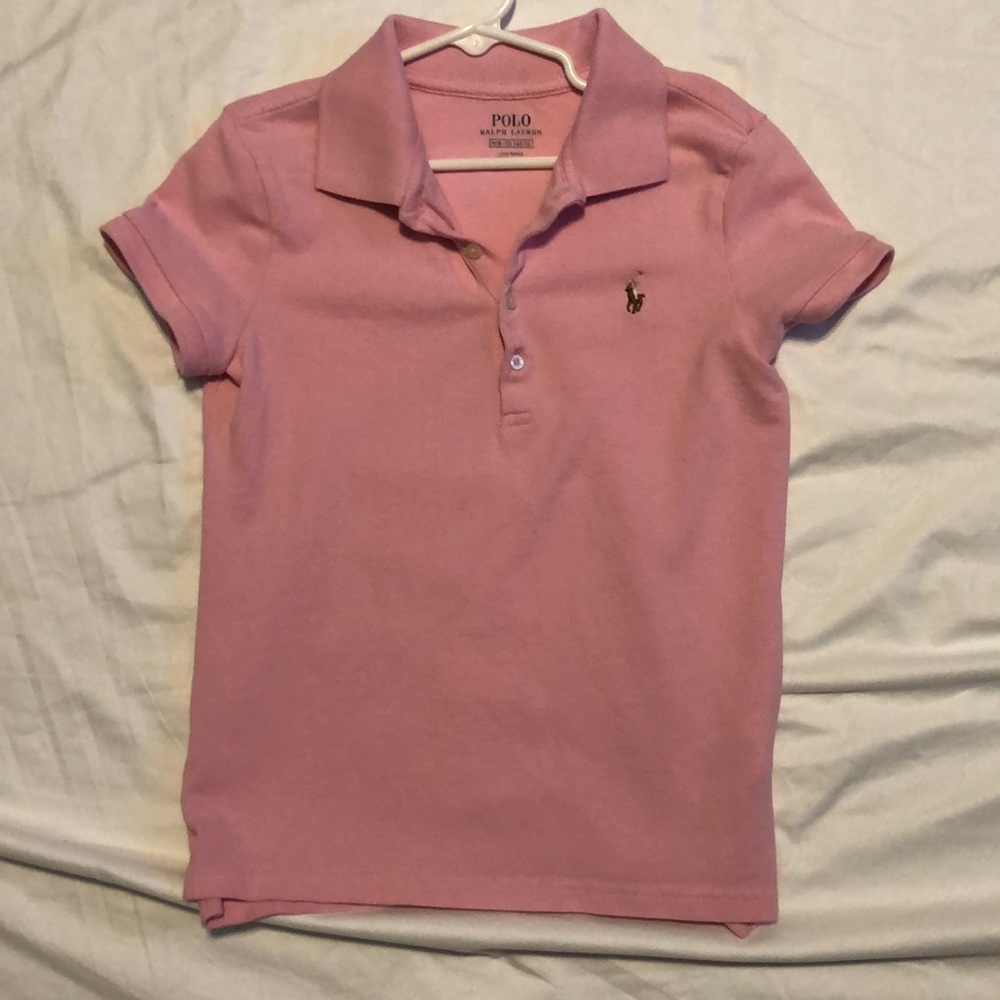 Pink Ralph Lauren Polo size 8-10